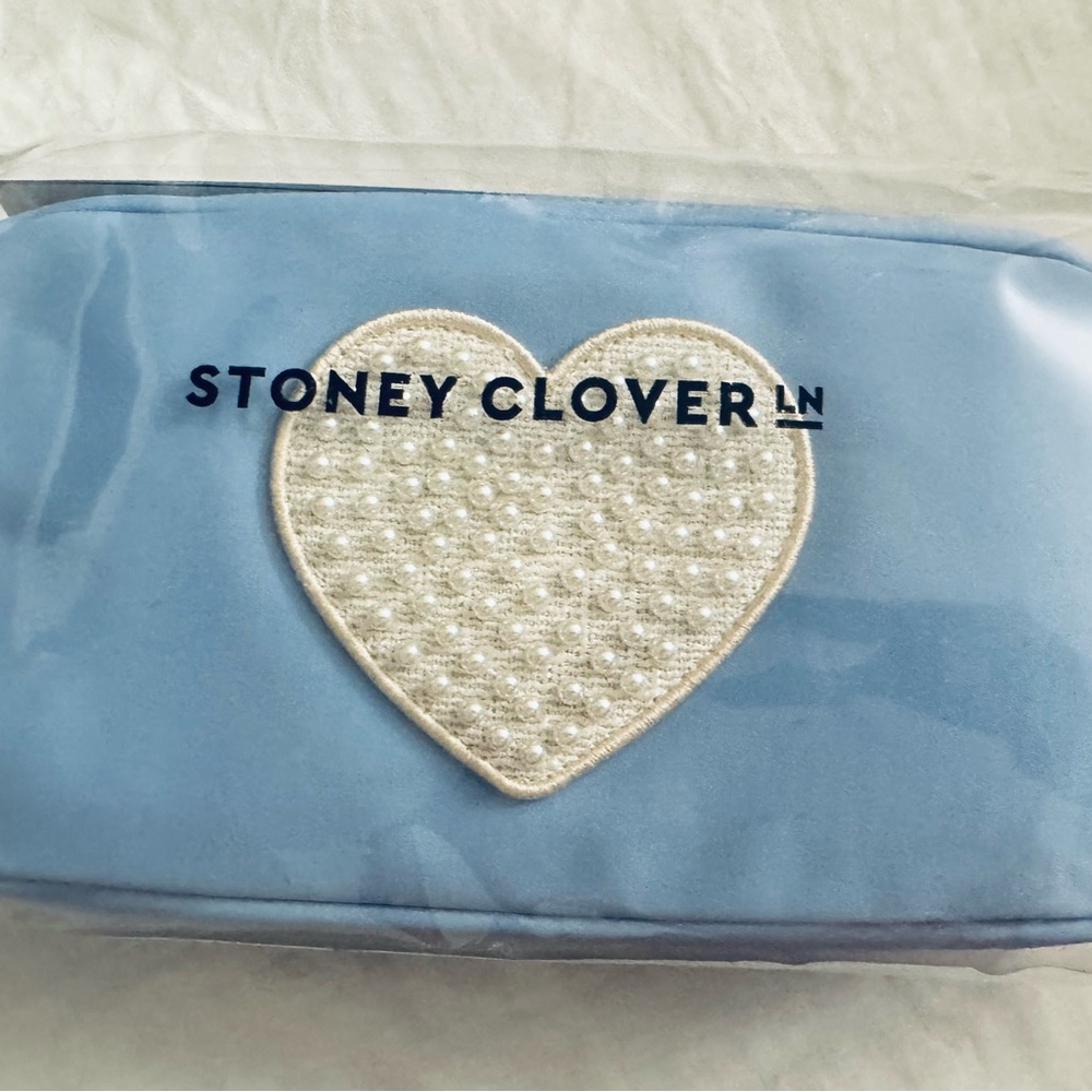 Stoney Clover Blue Heart Pouch